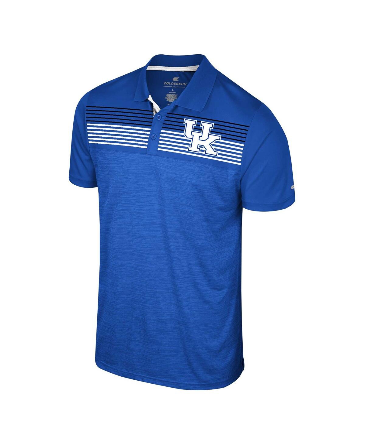 Colosseum Men's  Royal Kentucky Wildcats Big And Tall Langmore Polo Shirt In Royal