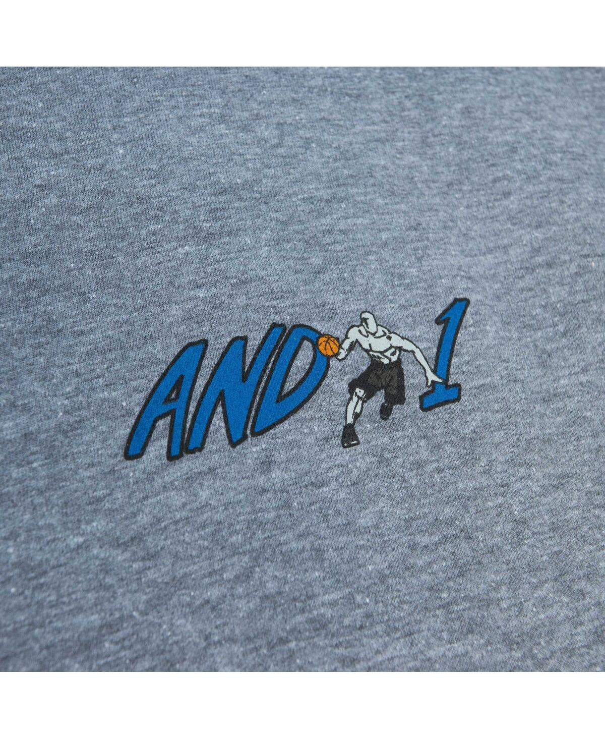 Men's Mitchell & NessAnd 1 Guarding Me T-shirt - Heather Charcoal