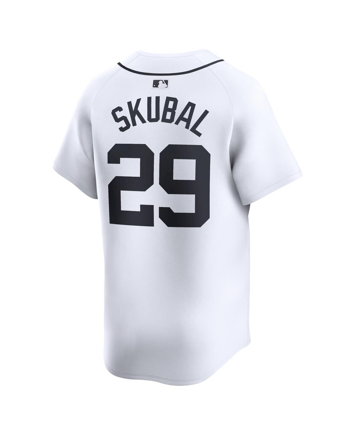 Men's Nike Tarik SkubalDetroit Tigers Home Limited Player Jersey - White