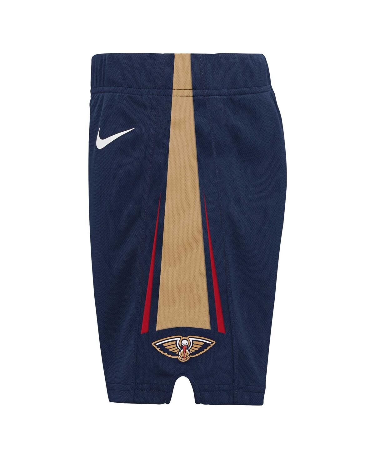 Shop Nike Toddler Boys And Girls  Navy New Orleans Pelicans Icon Replica Shorts