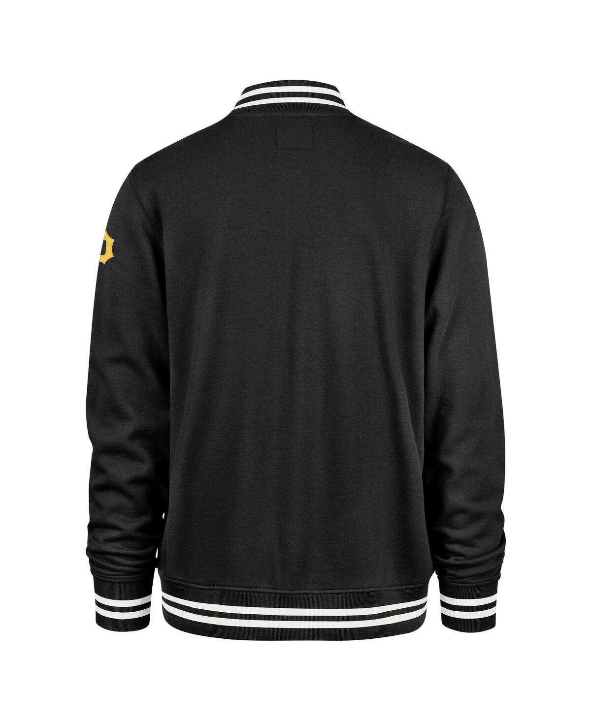 Shop 47 Brand Men's ' Black Pittsburgh Pirates Wax Pack Pro Camden Full-zip Track Jacket