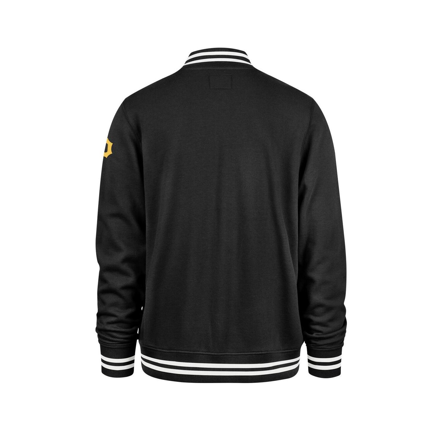 Men's Black Pittsburgh Pirates Wax Pack Pro Camden Full-Zip Track Jacket