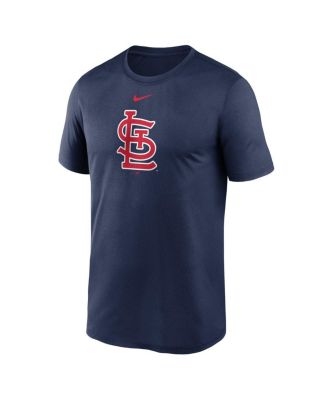 Men's Navy St. Louis Cardinals Legend Fuse Large Logo Performance T-shirt