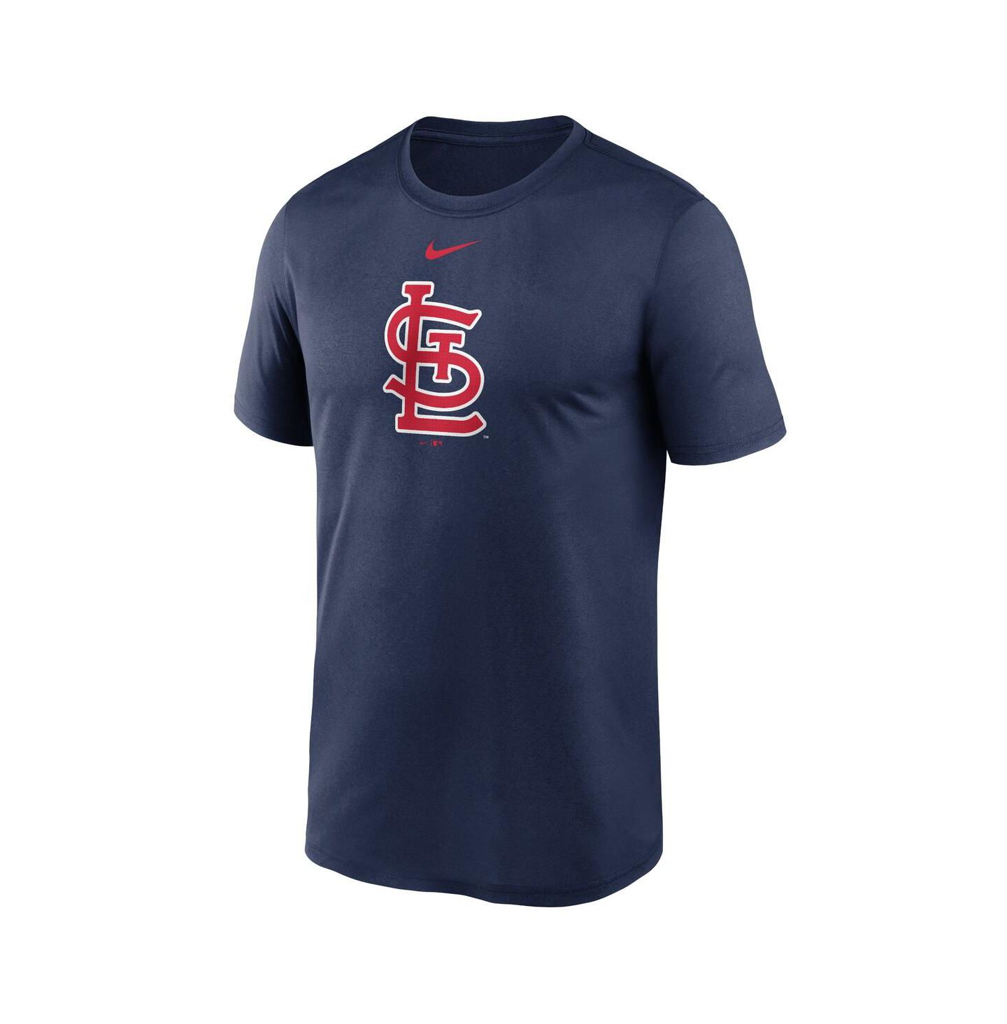 Мужская футболка Nike Navy St. Louis Cardinals Legend Fuse Large Logo Performance — фото 3