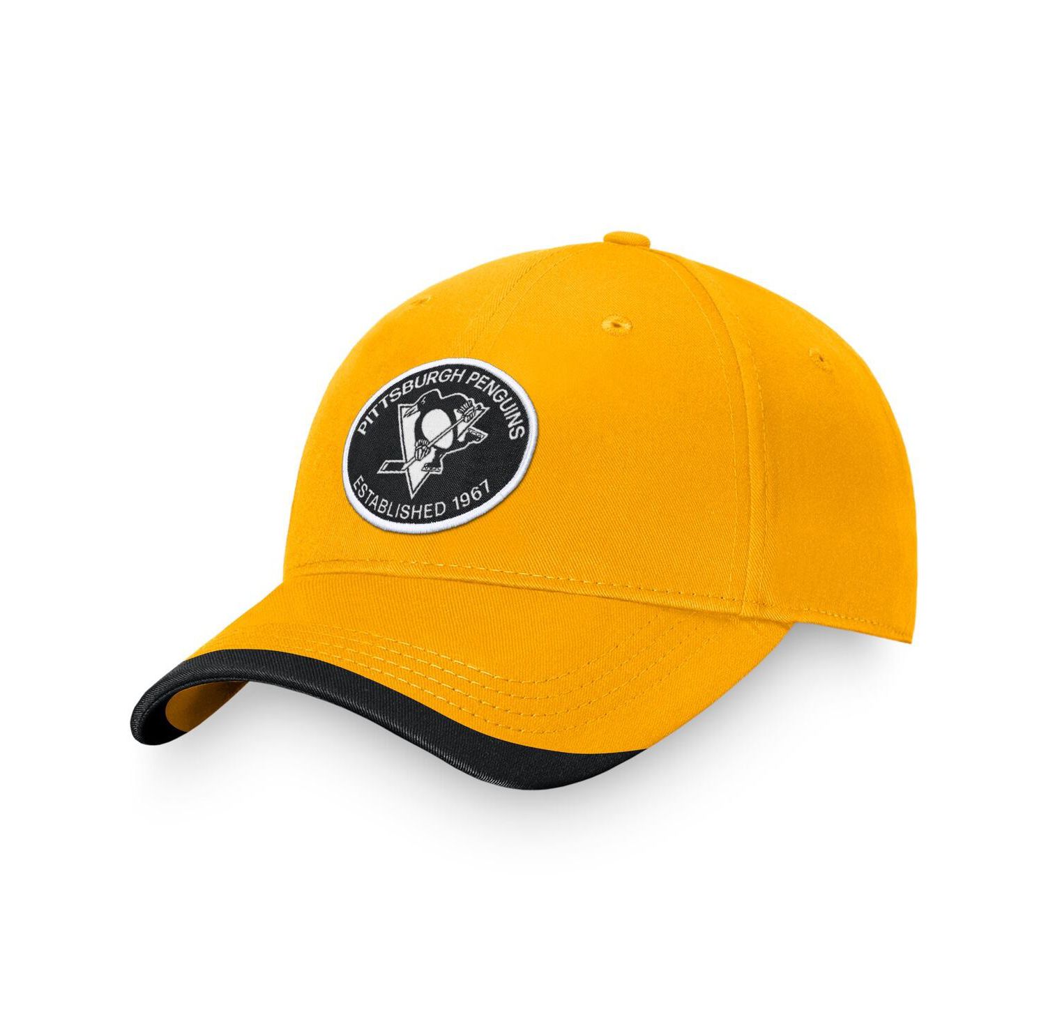 Men's Gold Pittsburgh Penguins Fundamental Adjustable Hat
