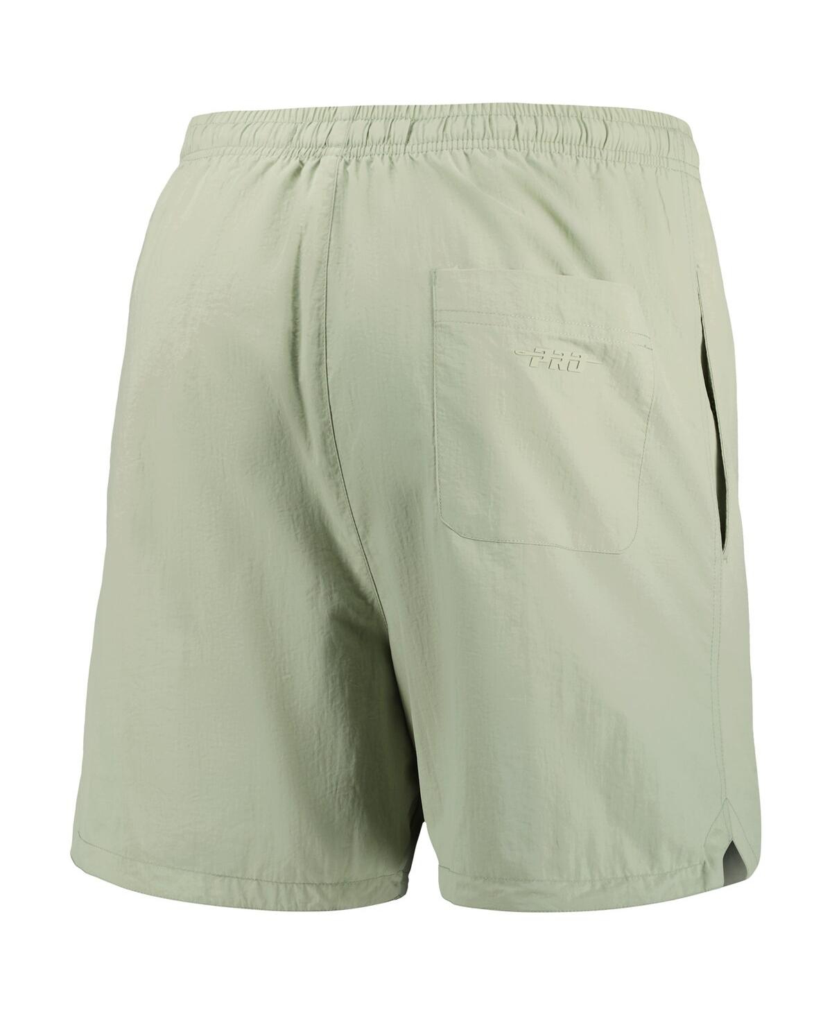 Shop Pro Standard Men's  Light Green New York Giants Neutrals 2.0 Woven Shorts