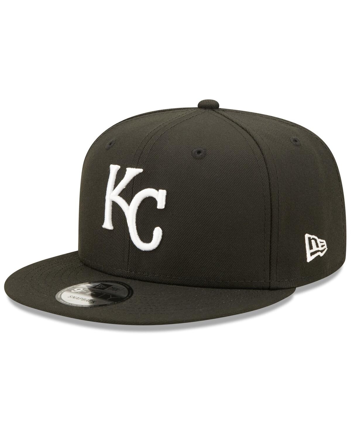 Men's New Era Black Kansas City Royals Team 9FIFTY Snapback Hat - Black