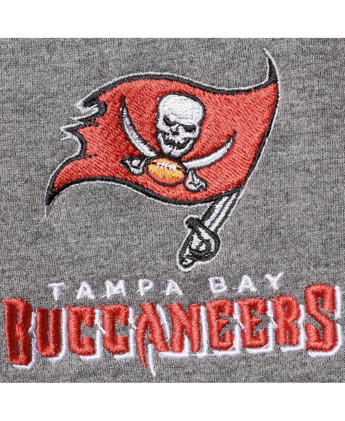 Men's DunbrookeTampa Bay Buccaneers Shag Tri-Blend Full-Zip Raglan Hoodie - Charcoal