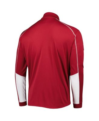 Men's Crimson Oklahoma Sooners Shotgun 2.0 Omni-Wick Quarter-Zip Jacket