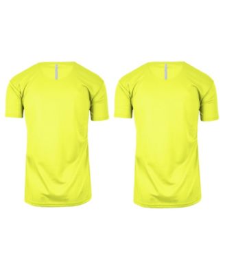 Men's Short Sleeve Moisture-Wicking Quick Dry Performance Crew Neck Tee -2 Pack