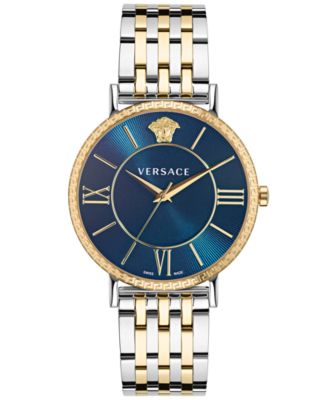 Versace - Men's Swiss Two-Tone Stainless Steel Bracelet Watch 42mm