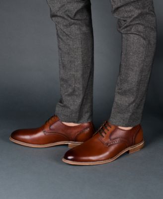 Men's Clayton Plain Toe Brogue Derby Shoe