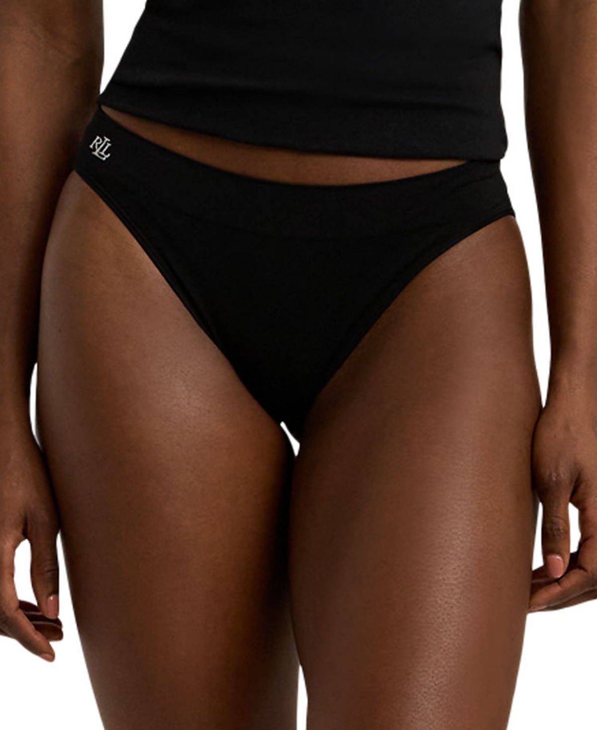Shop Lauren Ralph Lauren Women's Seamless Stretch Jersey Bikini Brief Underwear 4l0011 In Light Truffle