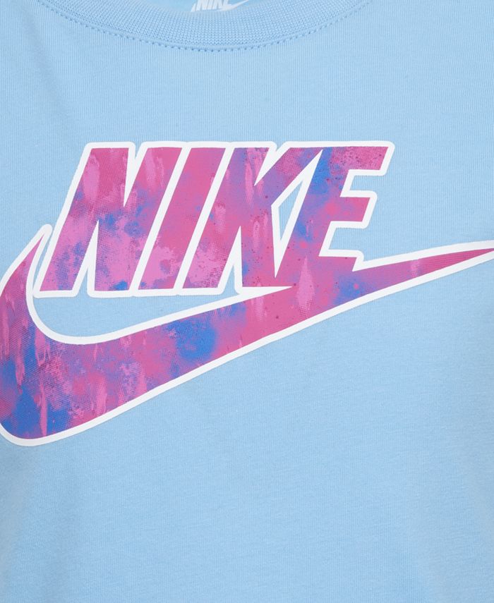 Nike Little Girls Logo Short Sleeve Tee - Macy's