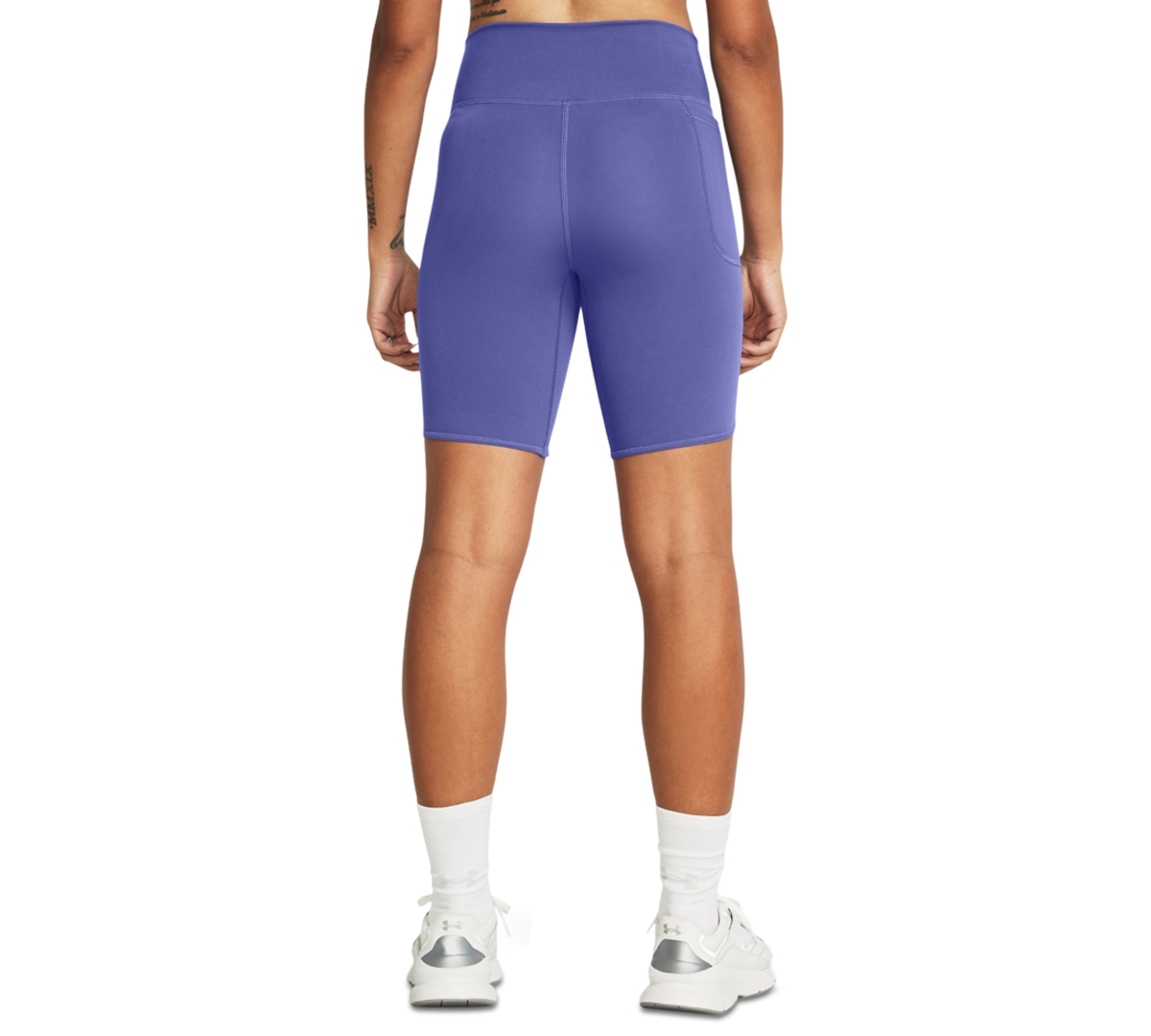 Under Armour Women's Motion Crossover Bike Shorts -/ / Celeste