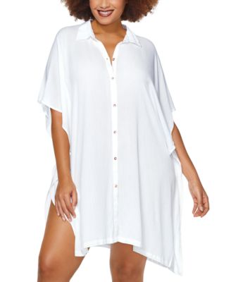 Raisins Curve - Vacay Button-Up Shirt Cover-Up