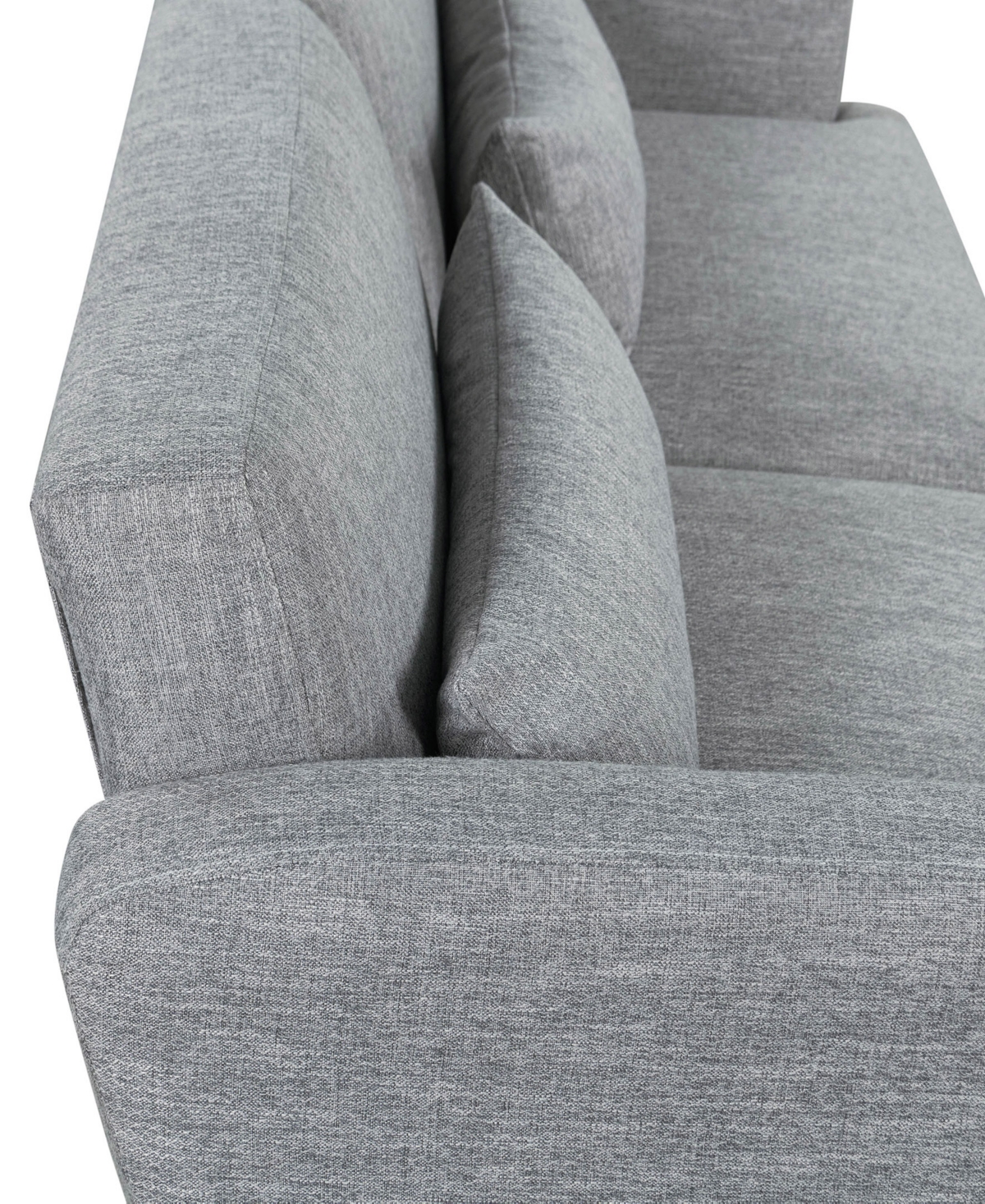 Shop Serta 79.9" W Polyester Price Convertible Sofa In Gray
