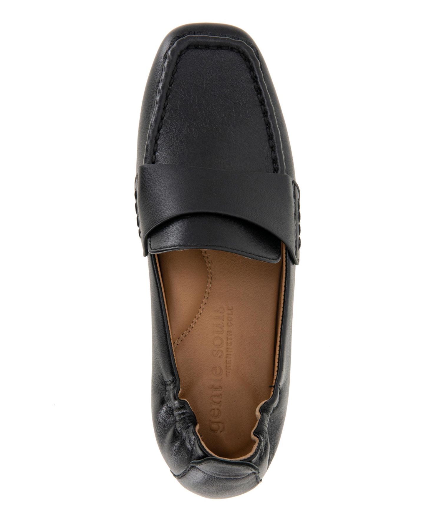 Женские туфли Gentle Souls Sophie Slip-On Flat, цвет: Чёрный кожаный — фото 4