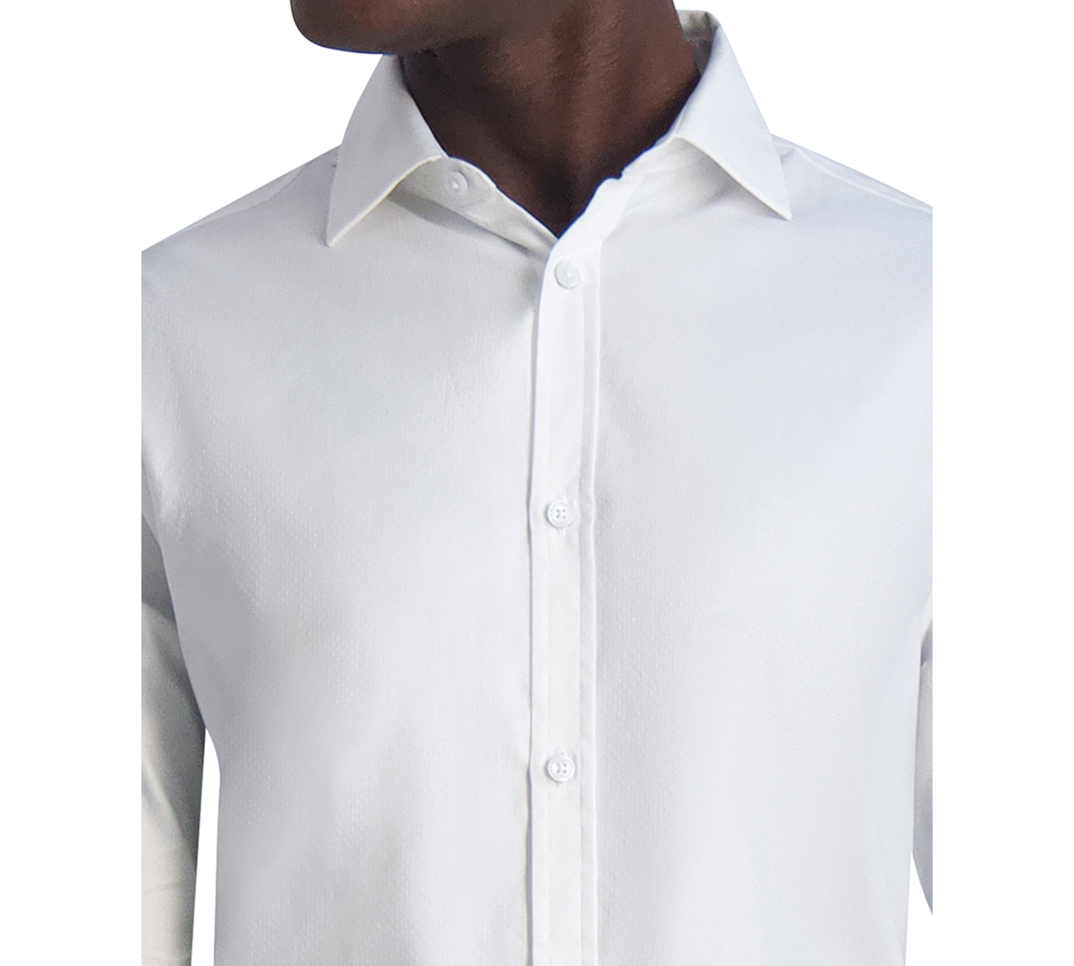 Karl Lagerfeld Paris Men's Slim-Fit Diamond Woven Shirt