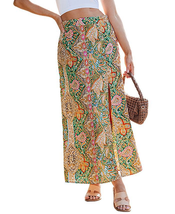 CUPSHE Strandjurk voor dames, cover-up met V-hals, mouwloos
