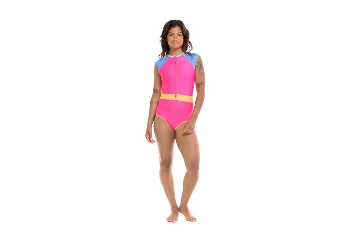 Women's Vibration Stand Up One-Piece Swimsuit - Kingfisher