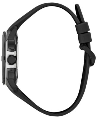 Eco-Drive Men's Star Wars Imperial Stormtrooper Black Perforated Polyurethane Strap Watch 44mm