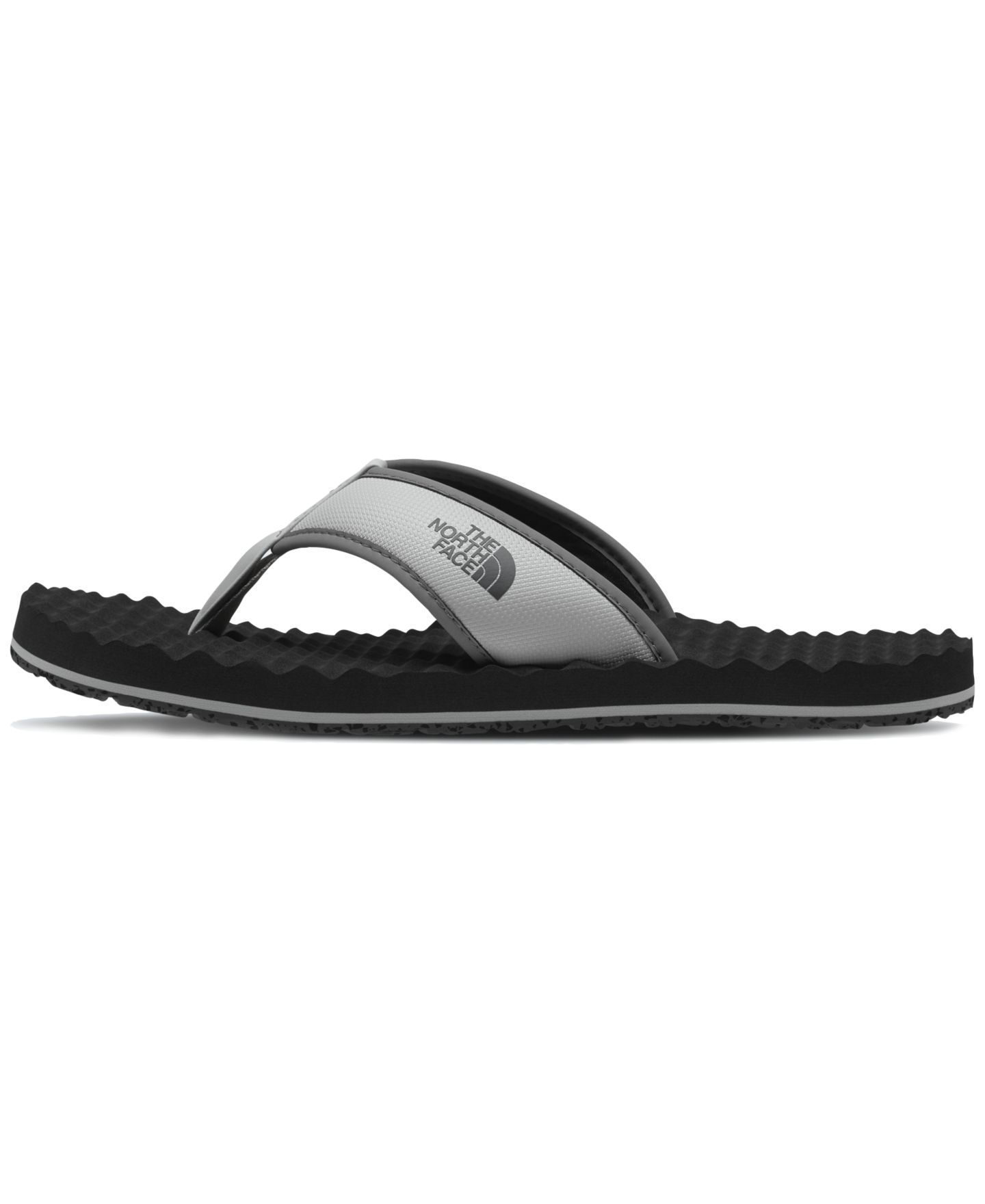 Мужские сандалии The North Face Base Camp II Flip-Flop, цвет: Серый / Чёрный — фото 1