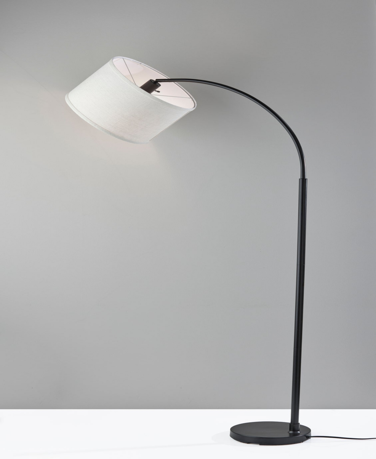 Adesso 64" Jace Floor Lamp In Black