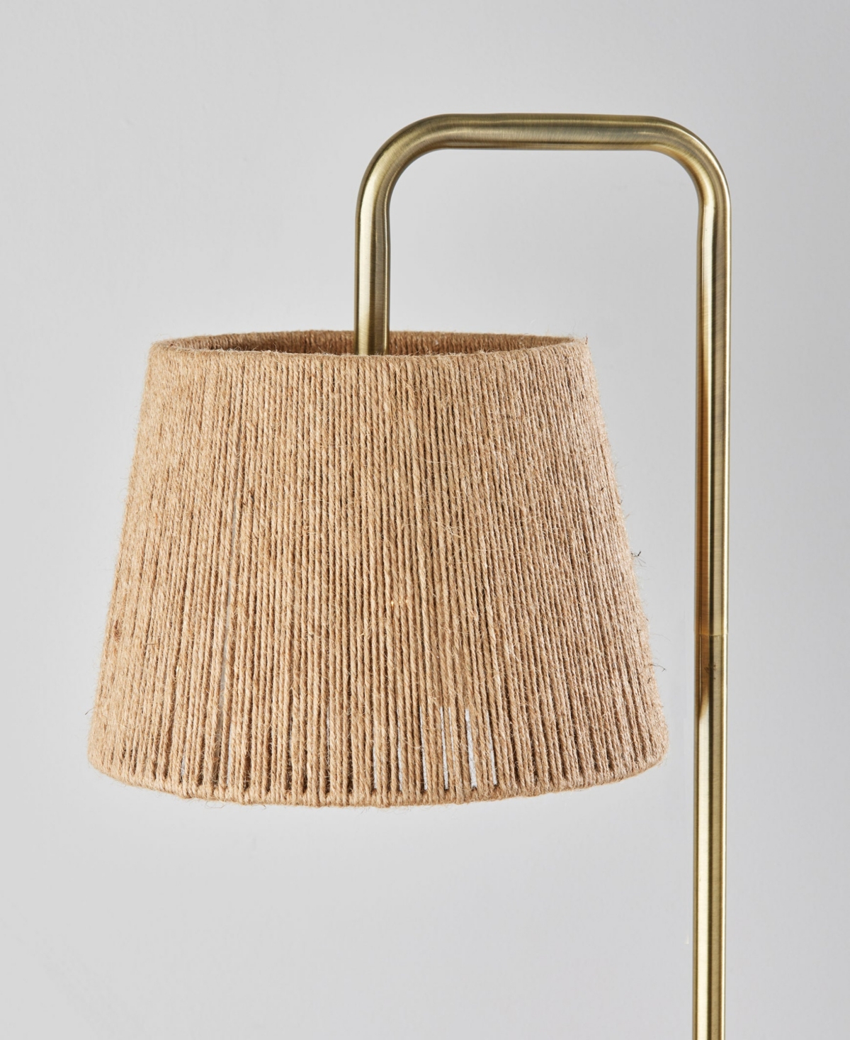 Adesso 59" Tahoma Floor Lamp In Antique-like Brass