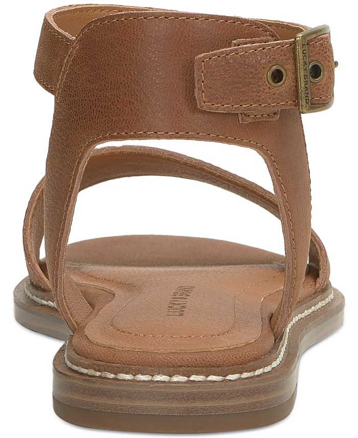 Lucky Brand Kimaya Sandalias Planas Con Correa Al Tobillo Para Mujer