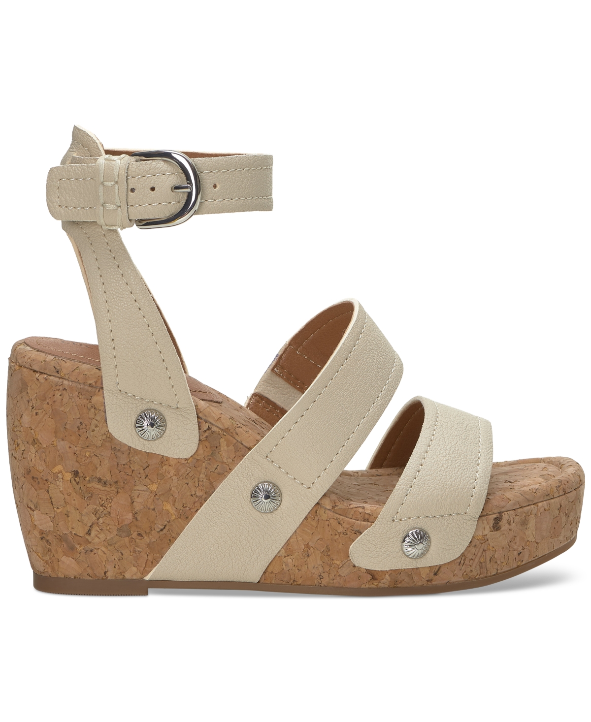 Lucky Brand Women's Valintina Strappy Platform Wedge Sandals