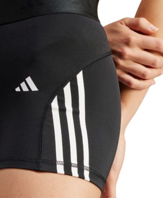 adidas Women's Hyperglam High-Rise Training Shorts - Macy's