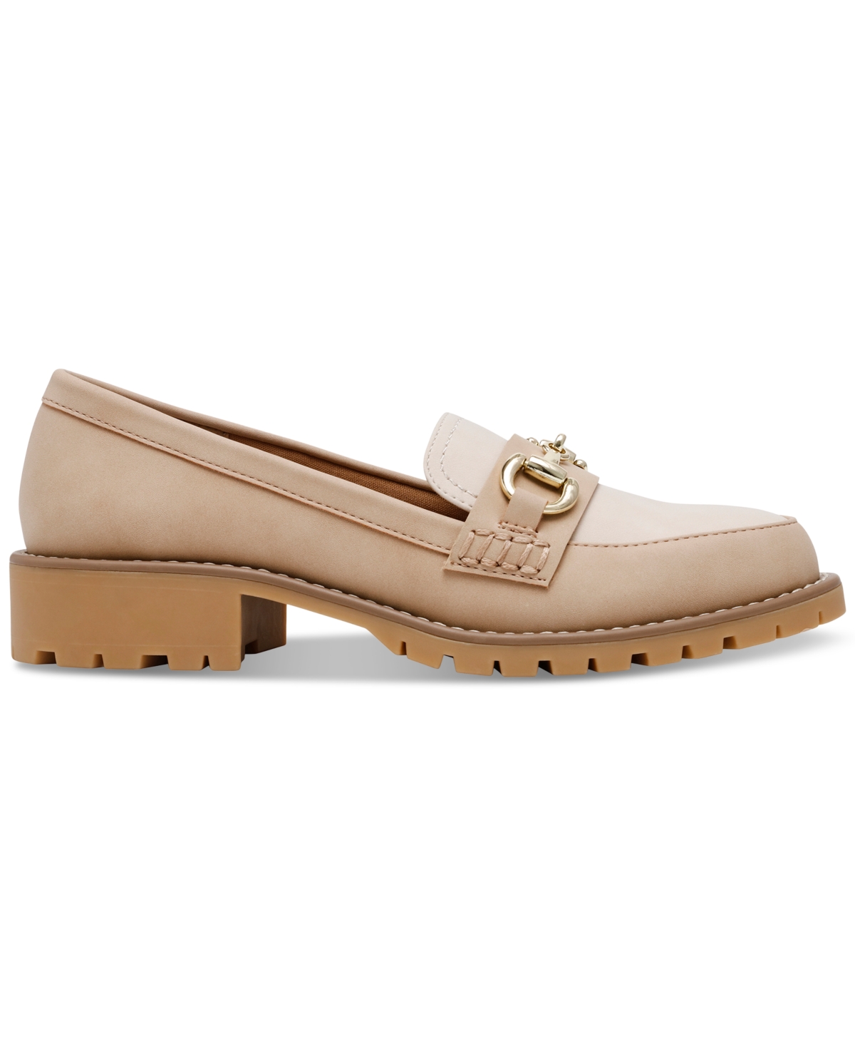 Dv Dolce Vita Women's Celeste Tailored Hardware Chain Lug Sole Loafers