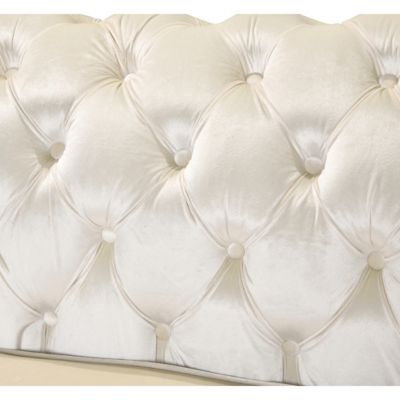 Simplie Fun 84" Velvet Luxury Chesterfield Sofa Set