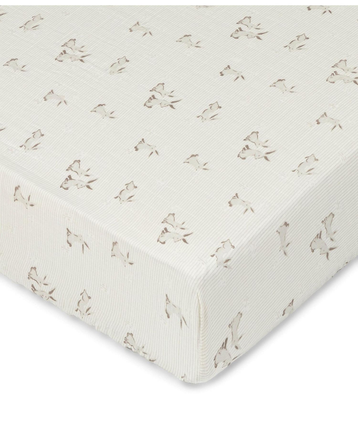 Cotton Bunny Fitted Crib Sheet