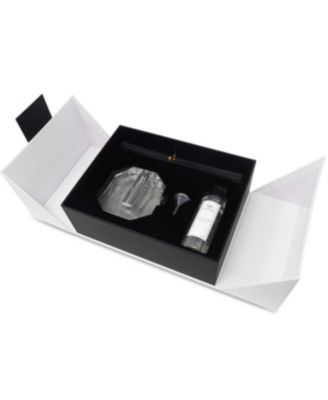 Dimensional Design Crystal Diffuser with Black Reed