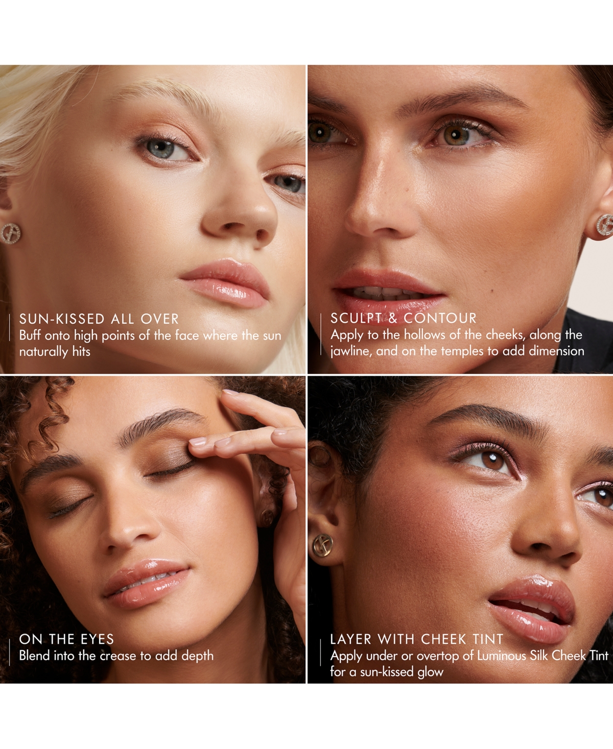 Giorgio Armani Luminous Silk Creamy Bronzing Powder In 100