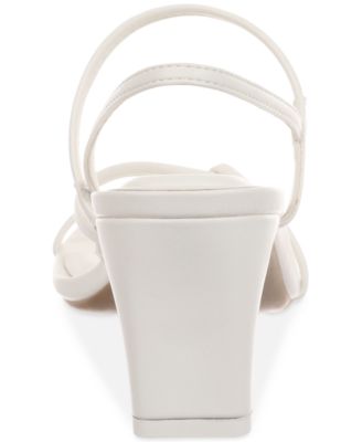 Women's Cloverr Strappy Block-Heel Sandals, Created for Macy's