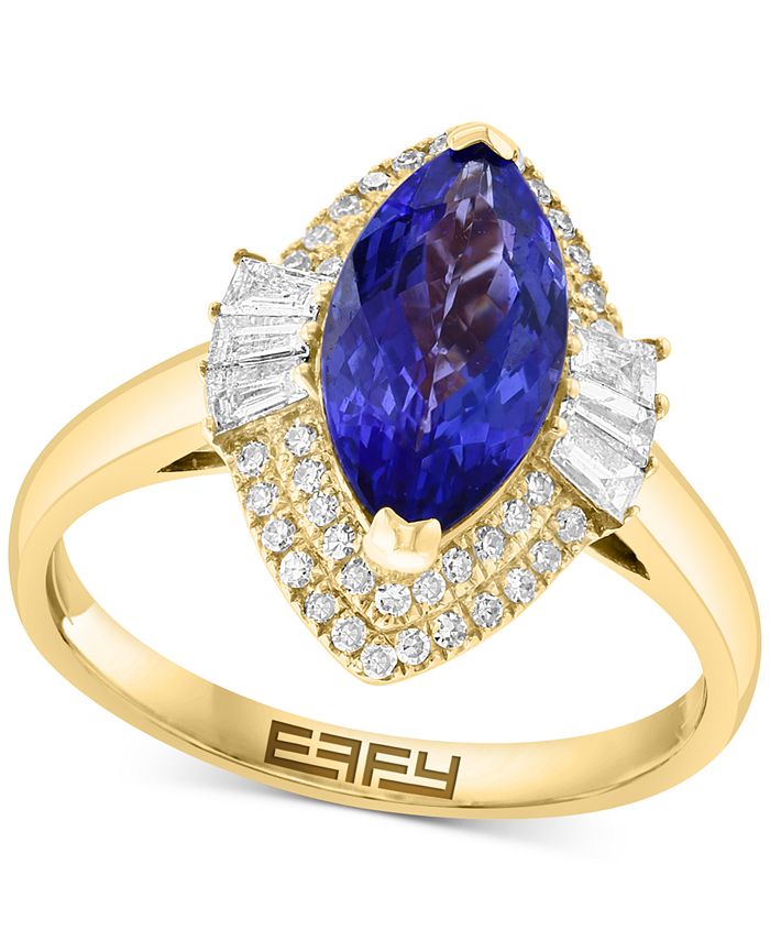 EFFY Collection EFFY® Tanzanite (1-3/4 ct. t.w.) & Diamond (1/3 ct. t.w ...