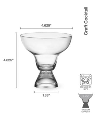Craft Stemless Margarita Glasses, Set of 4