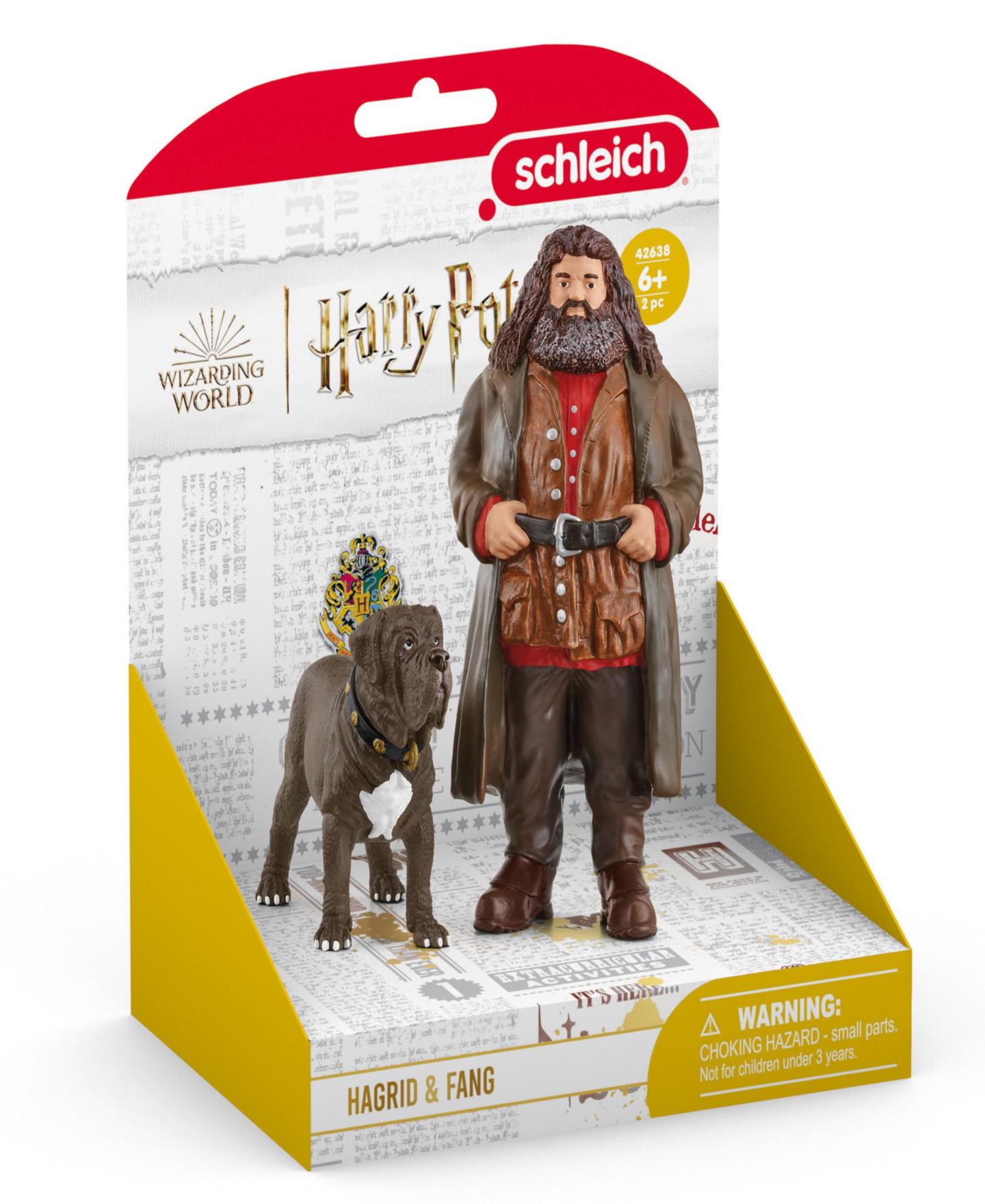 Детские фигурки Schleich Wizarding World Harry Potter Hagrid Fang 2-Piece Figurine Set, Ages 6+ — фото 3