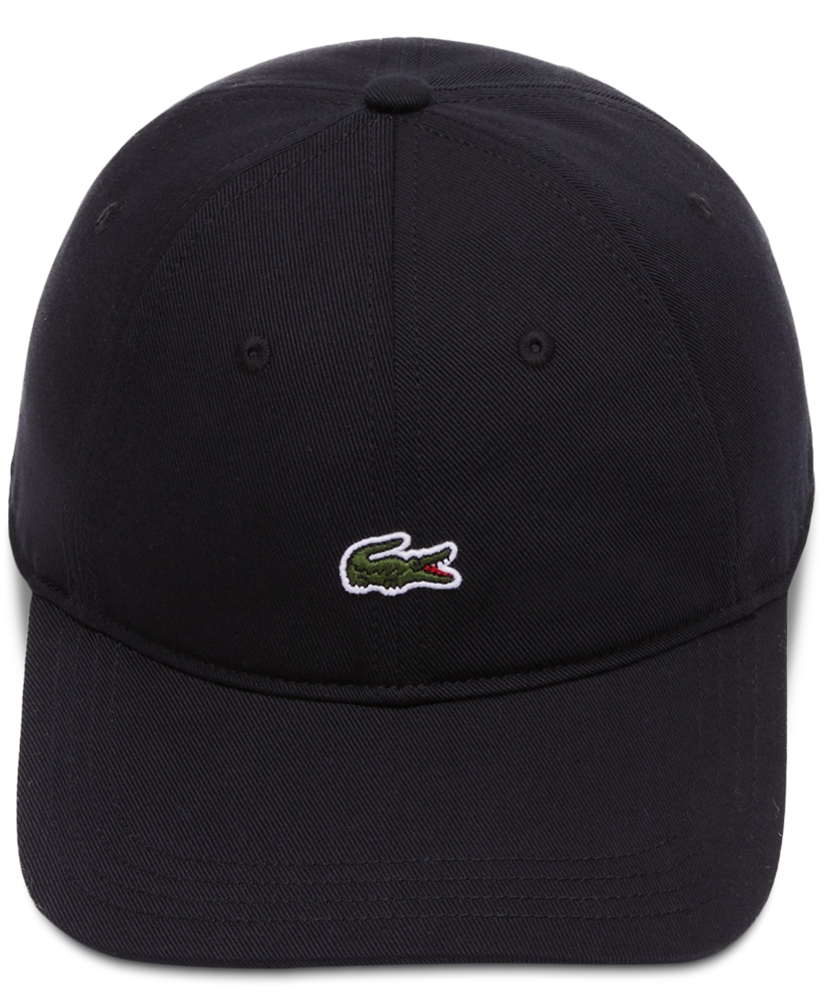 Shop Lacoste Men's Adjustable Logo Cap In Black
