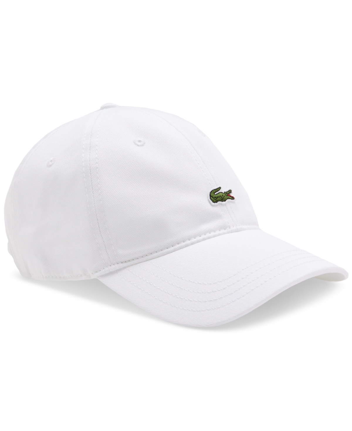 Lacoste Logo-patch Adjustable-fit Cap In White