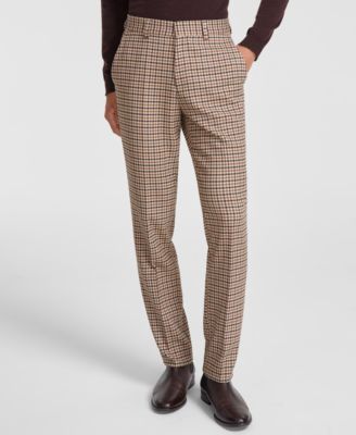 Men's Modern-Fit Houndstooth Suit Separate Pants