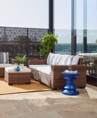  Multi-functional Cobalt Blue Chess Garden Stool or Planter Stand or Accent Table