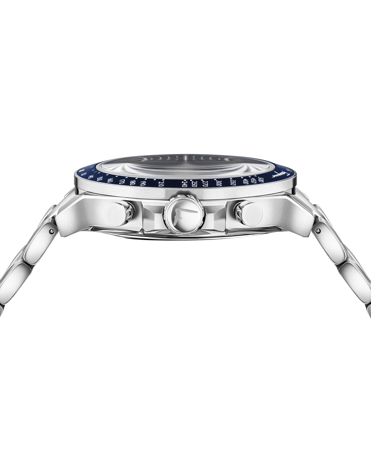 Shop Ferragamo Men's Swiss Chronograph Urban Stainless Steel Bracelet Watch 43mm