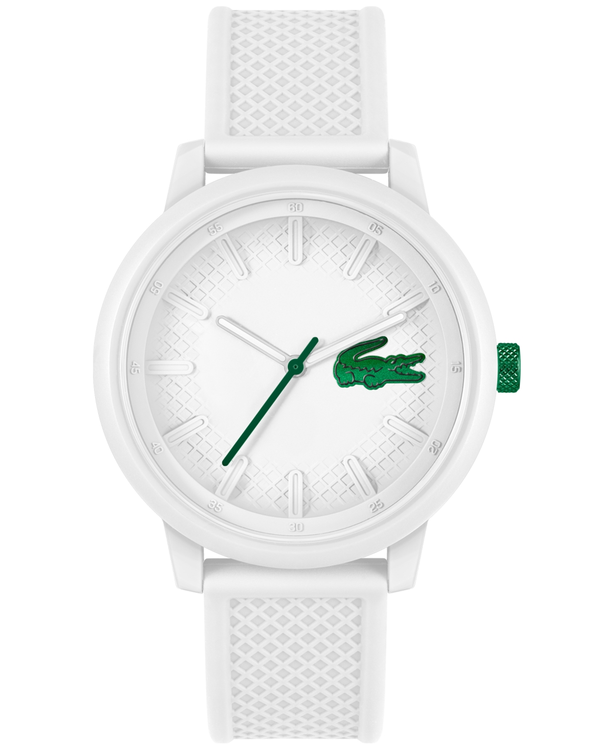 Unisex L.12.12. White Silicone Strap Watch 48mm - White