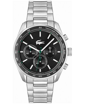 Men's Chronograph Boston Stainless Steel Bracelet Watch 44mm