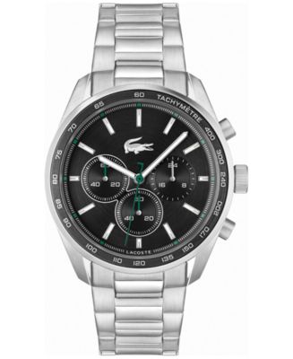 タイムレス【LACOSTE】Libson ブレスレット ウォッチ 42㎜ 24SS Lacoste Men's Chronograph Boston Stainless Steel Bracelet