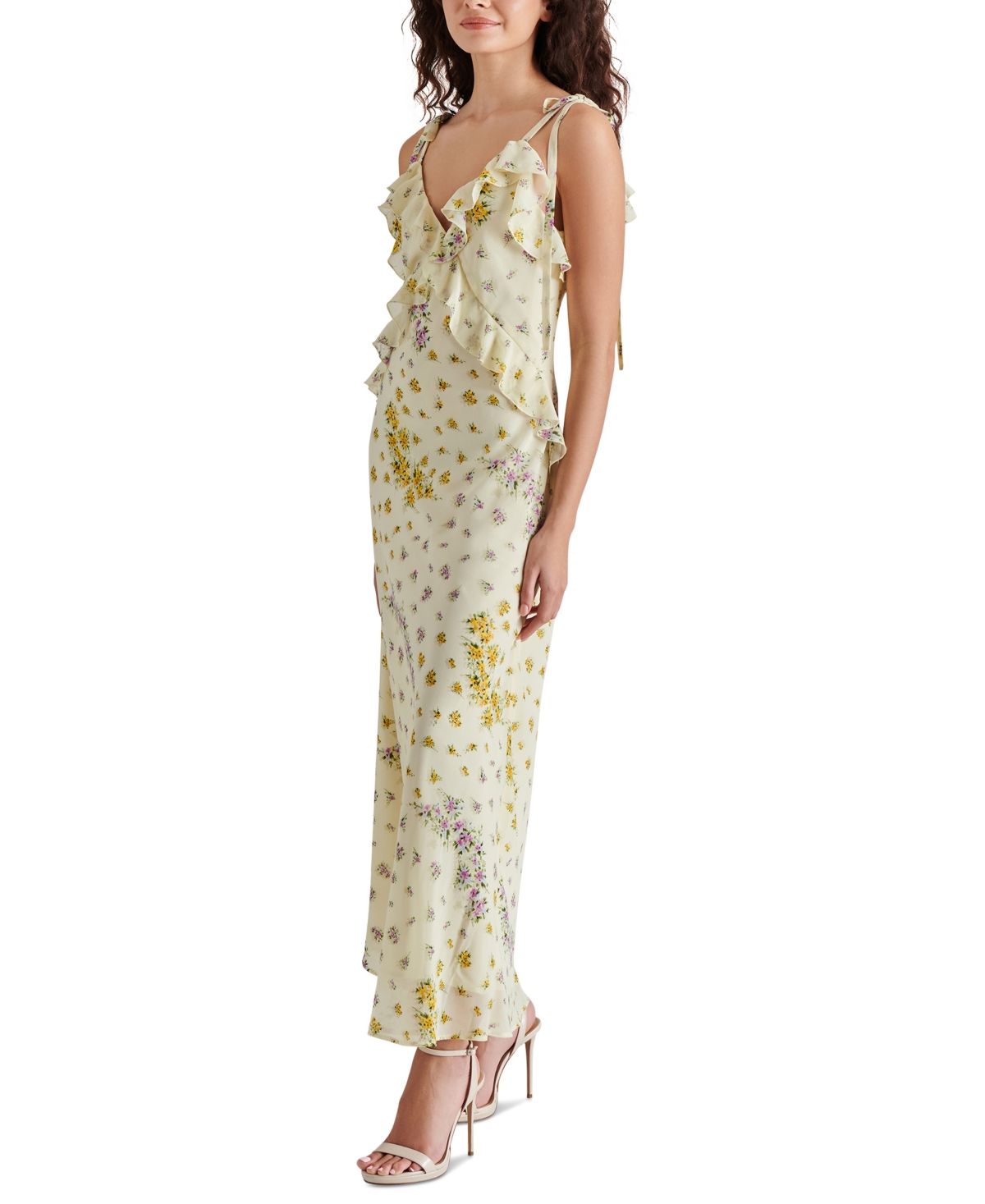 Shop Steve Madden Women's Adalina Ruffle-trim Dress In Multi